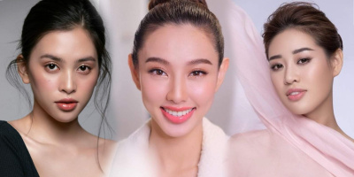 Nàng hậu Việt theo style makeup trong veo: Tiểu Vy lấn lướt Thùy Tiên?