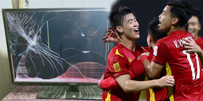 Sau trận thua Việt Nam 3-0, CĐV Malaysia đập nát tivi