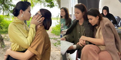 Ngọc Lan bất ngờ đăng ảnh "khóa môi" đầy tình cảm với Lương Thu Trang