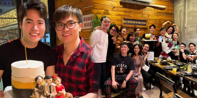 "Bạn trai tin đồn" góp mặt ở tiệc sinh nhật bất ngờ của MC Đại Nghĩa