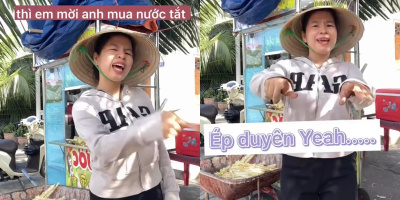 Clip chị bán nước “bắn rap” cực mượt khiến dân tình bái phục