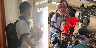 Thấy mẹ hết tiền, bé không nỡ xin mua nước: Trường có rồi, mẹ đừng lo