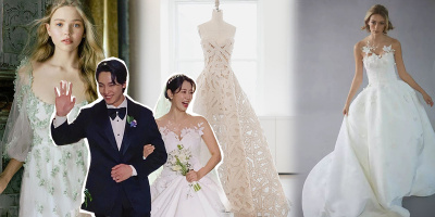 Ngắm những chiếc váy cưới lộng lẫy của cô dâu Park Shin Hye