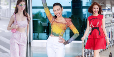 Dàn mỹ nhân Việt biến sân bay thành sàn diễn thời trang