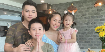 Chồng Lê Phương mở tiệm tóc tại gia để làm điệu cho con gái 2 tuổi