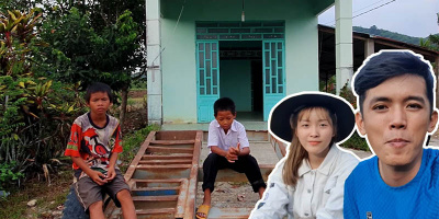 Kiếm được tiền, Sang Vlog xây sửa nhà cho các em nhỏ trong nhóm