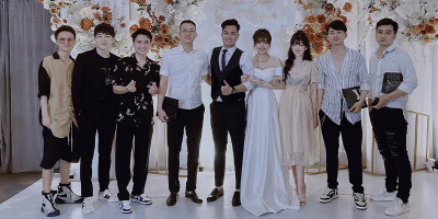 Dàn sao truyền hình hội ngộ tại đám cưới của Anh Tuấn "Phố trong làng"