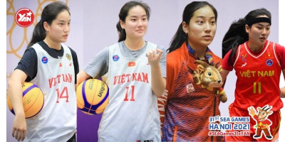 Cặp VĐV bóng rổ Việt kiều sinh đôi tại SEA Games 31