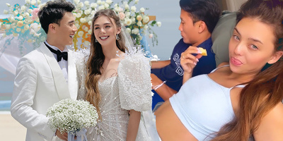 Vợ Tây Bùi Tiến Dũng khoe "vòng eo" thon gọn đáp trả tin đồn có bầu