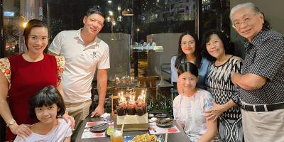 Bình Minh mừng sinh nhật "bản sao", chiều cao ái nữ 10 tuổi gây chú ý