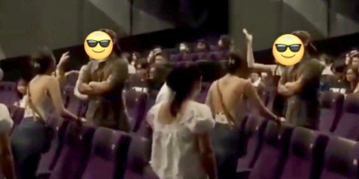 2 cô gái cãi nhau trong rạp chiếu phim vì bị nhắc nhở cười nó quá to