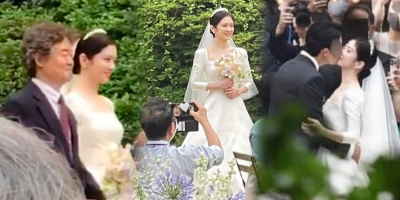 Jang Nara hiếm hoi lộ diện xinh đẹp trong đám cưới