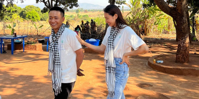 Quang Linh trổ tài ca hát công khai "tỏ tình" Thùy Tiên