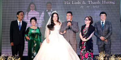 Đám cưới nghệ sĩ Hà Linh: Không gian lộng lẫy, quy tụ nghệ sĩ gạo cội