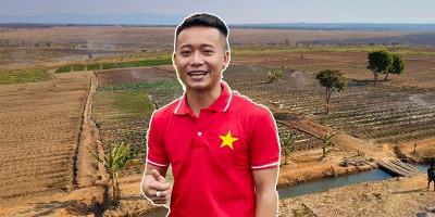 Quang Linh khoe nông trại xanh mướt ở châu Phi sau 3 tháng cải tạo