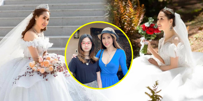 Mẹ đơn thân Minh Thư mặc váy cưới: "Tiếc nuối khi không phải cô dâu"