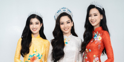 Top 3 Miss World Vietnam 2022 đọ sắc với áo dài sau đăng quang