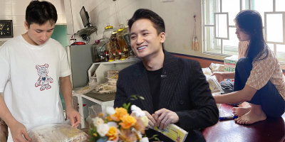 Phan Mạnh Quỳnh và vợ rủ nhau về quê bán kẹo lạc, đặt slogan "cực mặn"