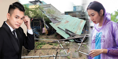 Những sao Việt lo lắng khi bão Noru đổ bộ vào miền Trung