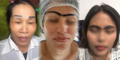 Đặt niềm tin vào thợ xăm lông mày, chị em khóc thét khi xem thành phẩm