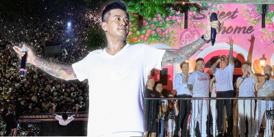 Bị lùi 1 giờ, show "ban công" của Tuấn Hưng vẫn được khán giả vây kín