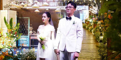 Quang cảnh tiệc cưới "Sài Gòn xưa" độc đáo của Anh Tú - Huyền My