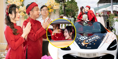 Lý Tuấn Kiệt, Linh Rin tổ chức hôn lễ tại Đà Lạt: Đón dâu bằng siêu xe