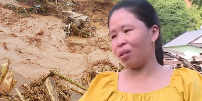 Người phụ nữ khóc nghẹn sau lũ: 1 tuần nữa sinh nhưng không còn gì