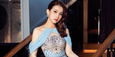 Hoa hậu Thùy Lâm tự tin để diện mạo kiệm son phấn đi thử đồ