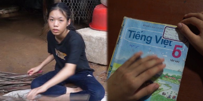 Cô bé 11 tuổi mồ côi không có tiền phải sửa bìa sách từ số 5 thành 6