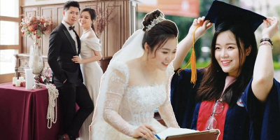 Chuyện tình 8 năm của nàng dâu "chạy 2 deadline" trong ngày cưới
