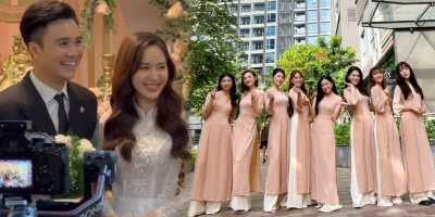 Loạt khoảnh khắc trong đám cưới "thánh nữ bolero" Jang Mi