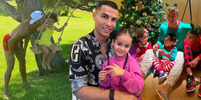 Trở về bên gia đình, Cristiano Ronaldo lại hóa ông bố “cuồng" con