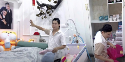 Phòng ngủ đầy đủ tiện nghi của con chung Thanh Đoàn và Hà Trí Quang