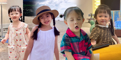 Suối tóc ái nữ sao Việt: Con Đông Nhi mỏng như tơ, bé Suchin siêu dày