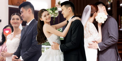Á hậu 2 HHVN 2016 xúc động trong hôn lễ tại nhà thờ