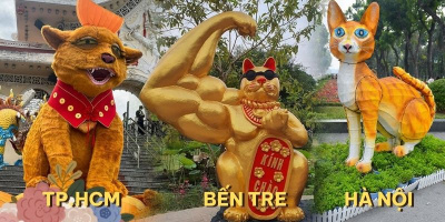 Dàn linh vật Quý Mão 63 tỉnh thành hội tụ đầy đủ, khoe trọn sắc vóc