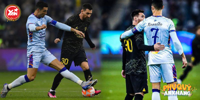 Cả hai siêu sao Messi và Ronaldo đều ghi bàn trong lần gặp lại nhau