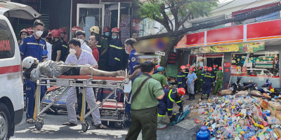 Cửa hàng tiện lợi ở TP HCM đổ sập do quá tải, đã có thiệt hại về người