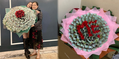 Sinh con gái mát lòng mát dạ: Quốc tế phụ nữ tặng mẹ bó hoa 200 triệu