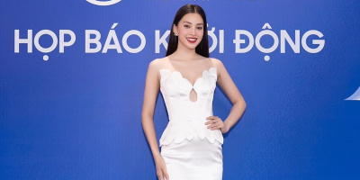 Hoa hậu Tiểu Vy tinh tế không đội vương miện đi sự kiện