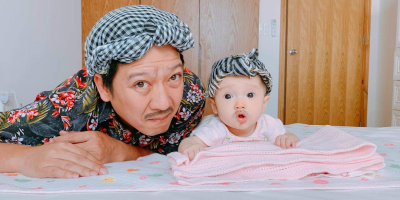 Con gái Trường Giang lần đầu đi Mỹ, háo hức quấn quýt ba không rời