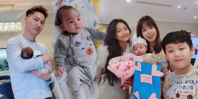 Quý tử 5 tháng tuổi nhà Mạnh Trường lộ khiếu nghệ thuật