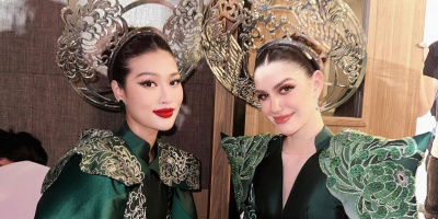 Hoa hậu đẹp nhất thế giới 2022 mặc áo dài catwalk trên đất Việt