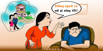 Người vợ khôn ngoan không so sánh chồng mình với chồng người ta
