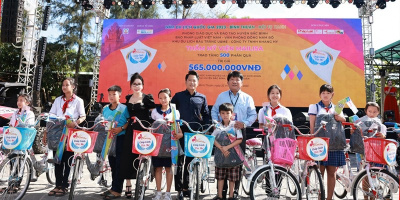Thẩm mỹ viện Mailisa "chắp cánh ước mơ" trẻ em khó khăn tại Bình Thuận