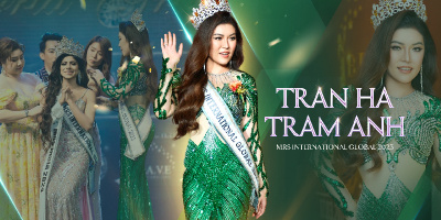 Hoa hậu Trần Hà Trâm Anh chấm thi cuộc thi quốc tế, bật khóc khi trao vương miện