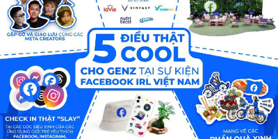 5 hoạt động hot cho giới trẻ tại sự kiện Facebook IRL Việt Nam