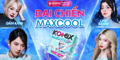 Kotex và Liên Quân Mobile khởi động Đại Chiến MaxCool cùng phiên bản “nữ tướng” giới hạn