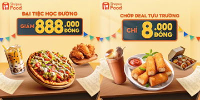 Teen ơi, “nạp đầy pin”, sẵn sàng “công phá” năm học mới cực đỉnh cùng ShopeeFood